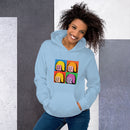 Warhol Art Style Custom Lady Minifigur Kopf Unisex Hoodie