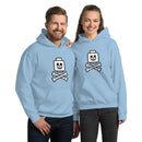 Skeleton Minifigure Head Pirate Crossbones Flag Unisex Hoodie