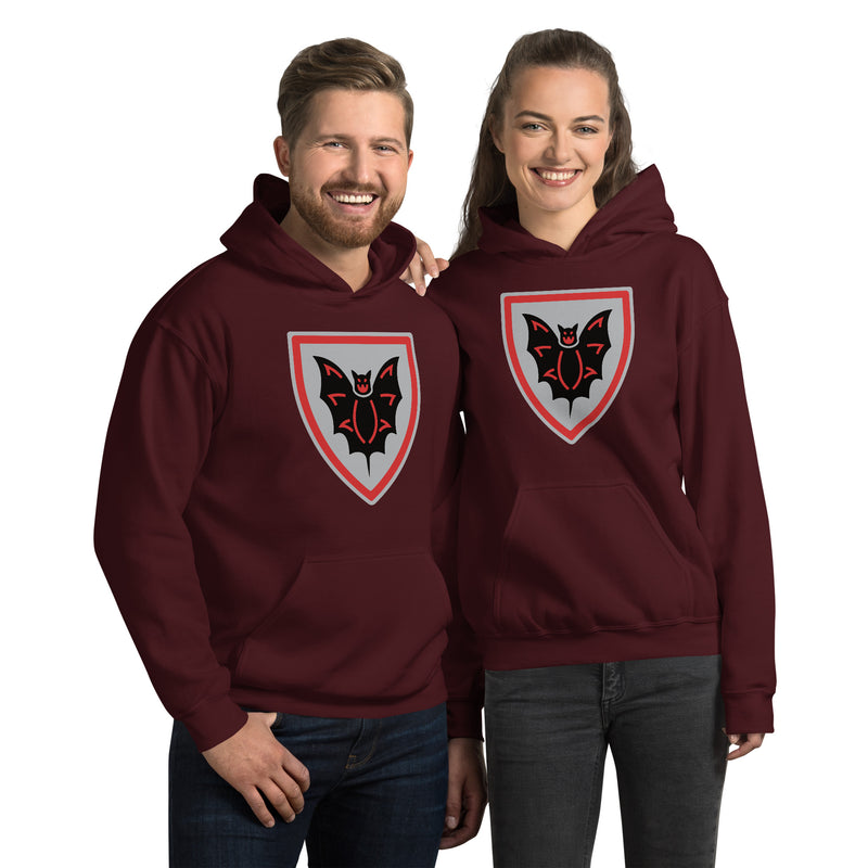 Vintage Castle Shield Bat Minifigure Hoodie Sweatshirt