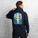 Der Ziegelstein in der Brust Xray Lego Style Unisex Hoodie