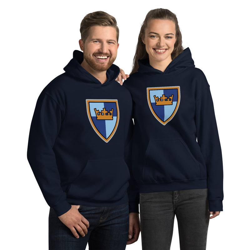 Vintage Castle Shield Crown Minifigure Hoodie Sweatshirt