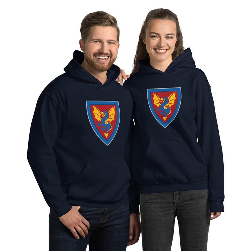 Vintage Castle Shield Dragon 2 Minifigure Hoodie Sweatshirt