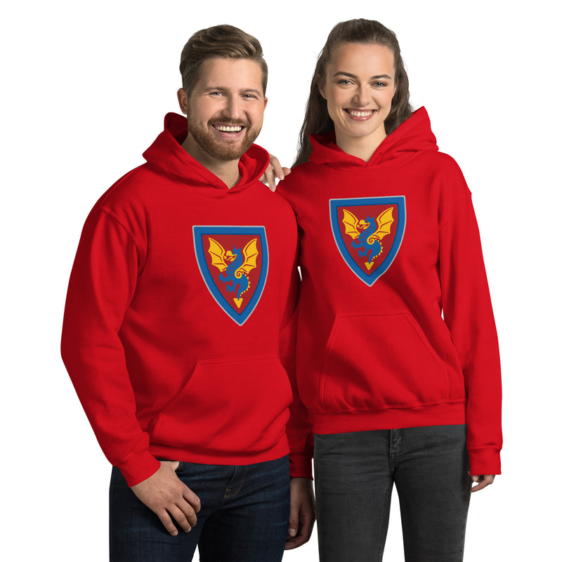 Vintage Castle Shield Dragon 2 Minifigure Hoodie Sweatshirt