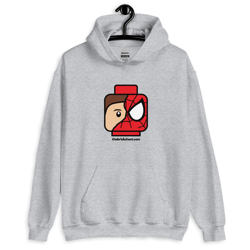 Spidey Superheld Minifigur Kopf Custom Unisex Hoodie