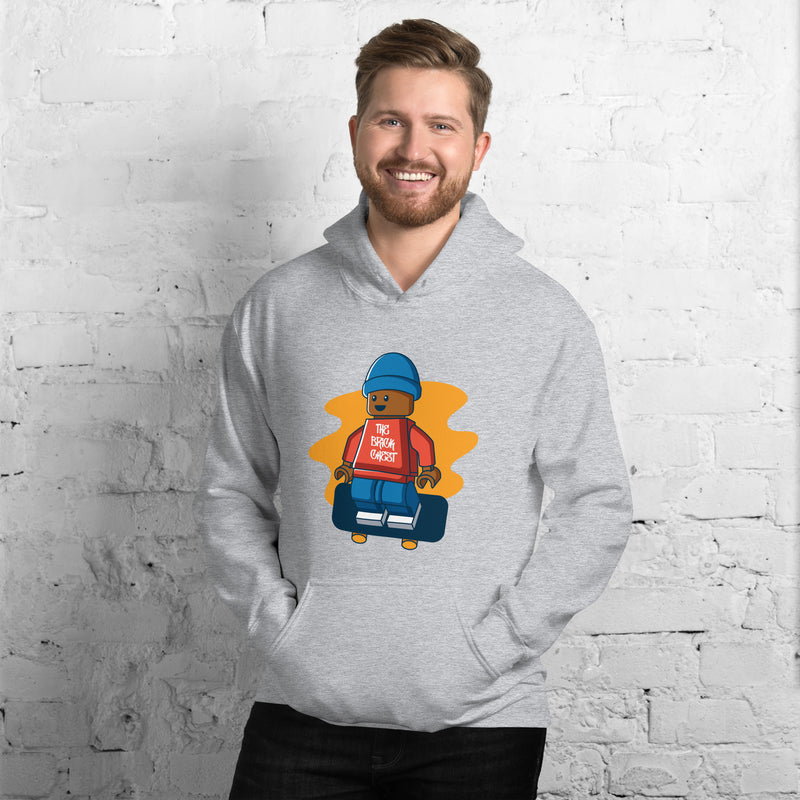 Skater Minifigure Custom Unisex Hoodie