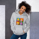 Warhol Art Style Custom Lady Minifigur Kopf Unisex Hoodie