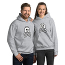Skeleton Minifigure Head Pirate Crossbones Flag Unisex Hoodie