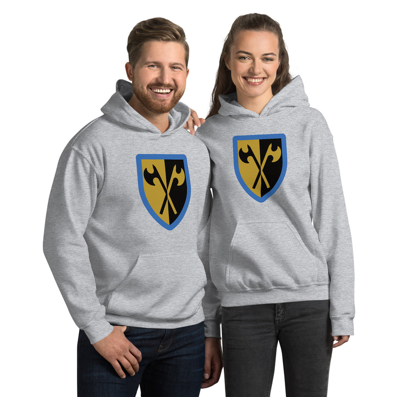 Vintage Castle Shield Axes Minifigure Hoodie Sweatshirt