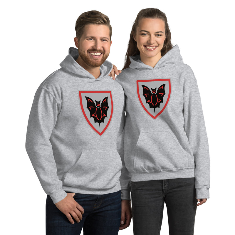 Vintage Castle Shield Bat Minifigure Hoodie Sweatshirt