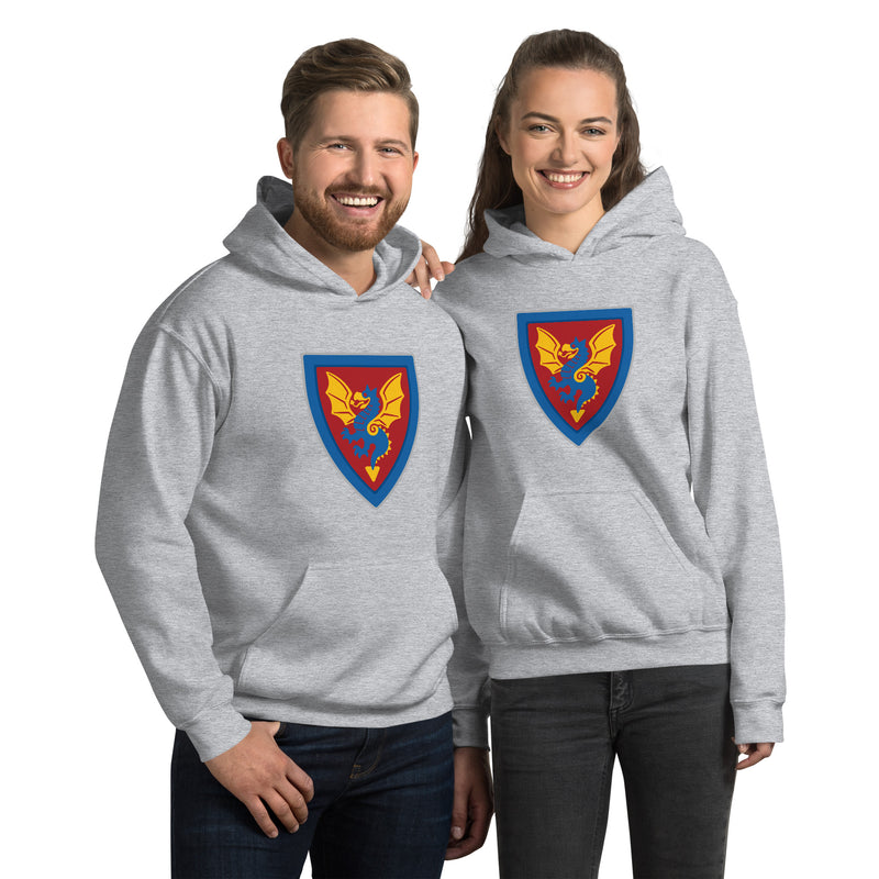 Vintage Castle Shield Dragon 2 Minifigure Hoodie Sweatshirt