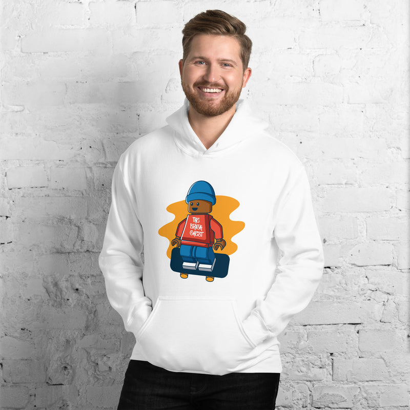 Skater Minifigure Custom Unisex Hoodie