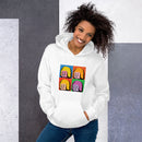 Warhol Art Style Custom Lady Minifigur Kopf Unisex Hoodie