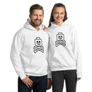 Skeleton Minifigure Head Pirate Crossbones Flag Unisex Hoodie