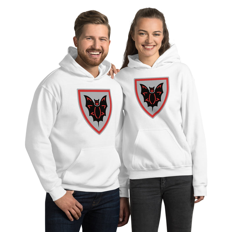 Vintage Castle Shield Bat Minifigure Hoodie Sweatshirt