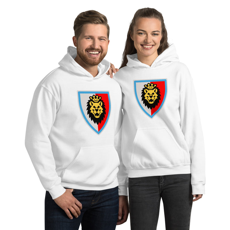 Vintage Castle Shield Lionface Minifigure Hoodie Sweatshirt