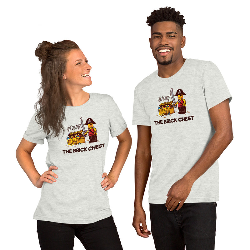 Got Booty? Pirate Ship Minifigure Bricks Treasure Unisex t-shirt