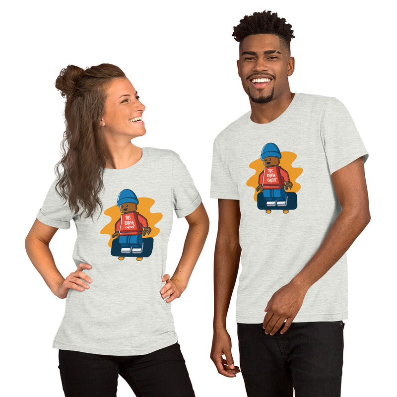 Skateboarding MiniFigure Unisex t-shirt