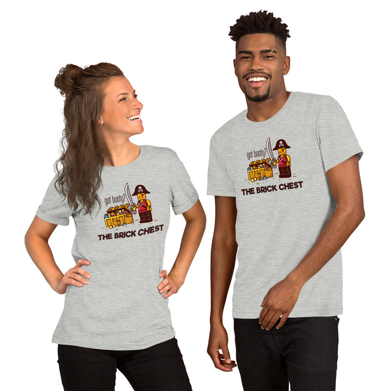 Got Booty? Pirate Ship Minifigure Bricks Treasure Unisex t-shirt