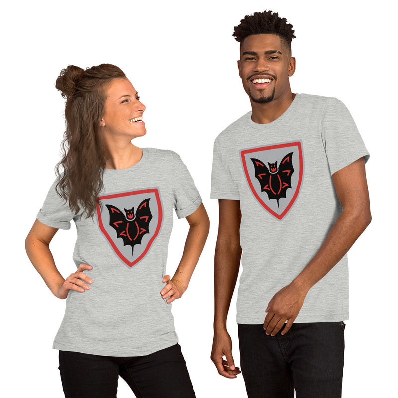 Vintage Castle Shield Bat Minifigure T-Shirt