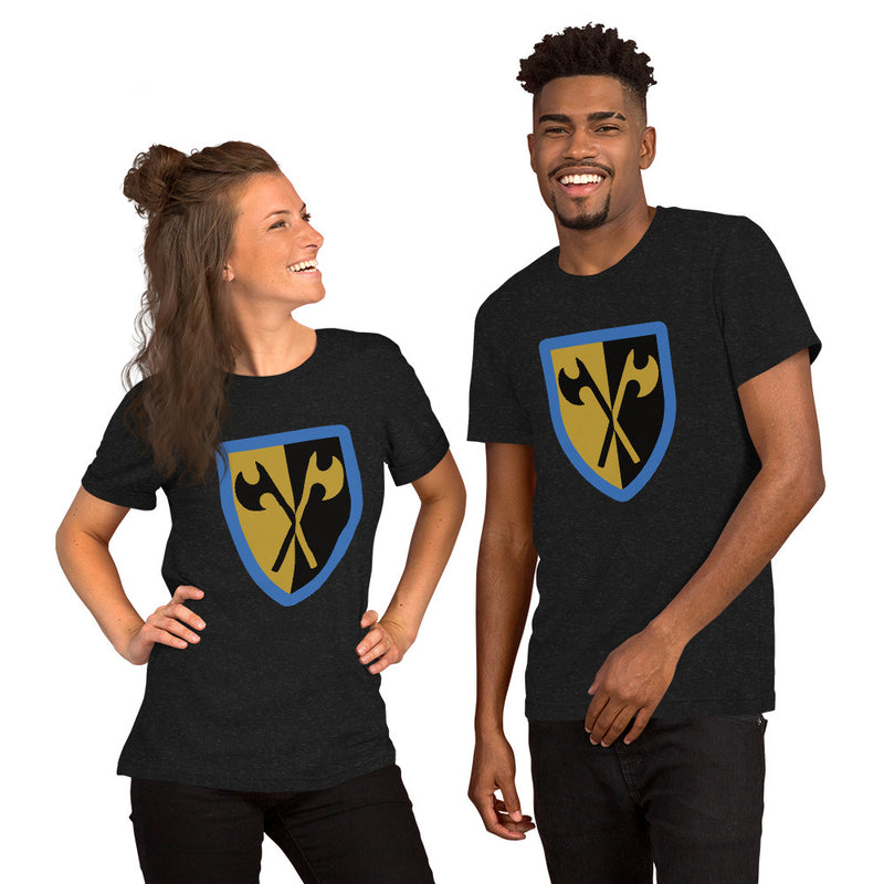 Vintage Castle Shield Axes Minifigure T-Shirt