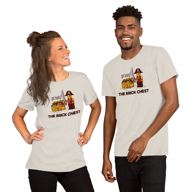 Got Booty? Pirate Ship Minifigure Bricks Treasure Unisex t-shirt