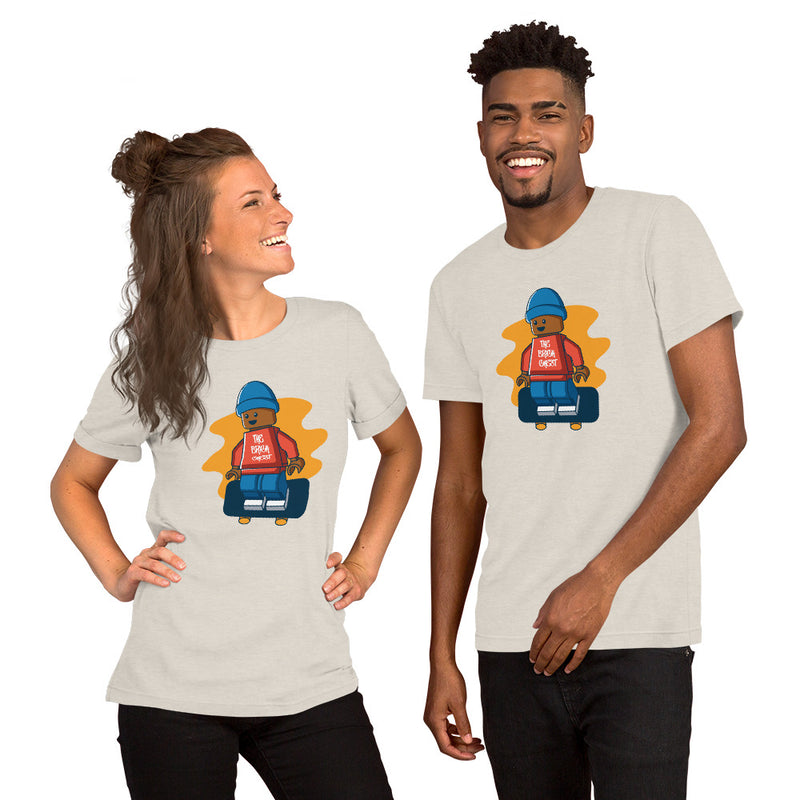 Skateboarding MiniFigure Unisex t-shirt