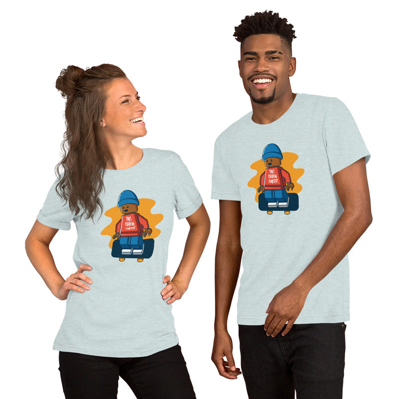 Skateboarding MiniFigure Unisex t-shirt