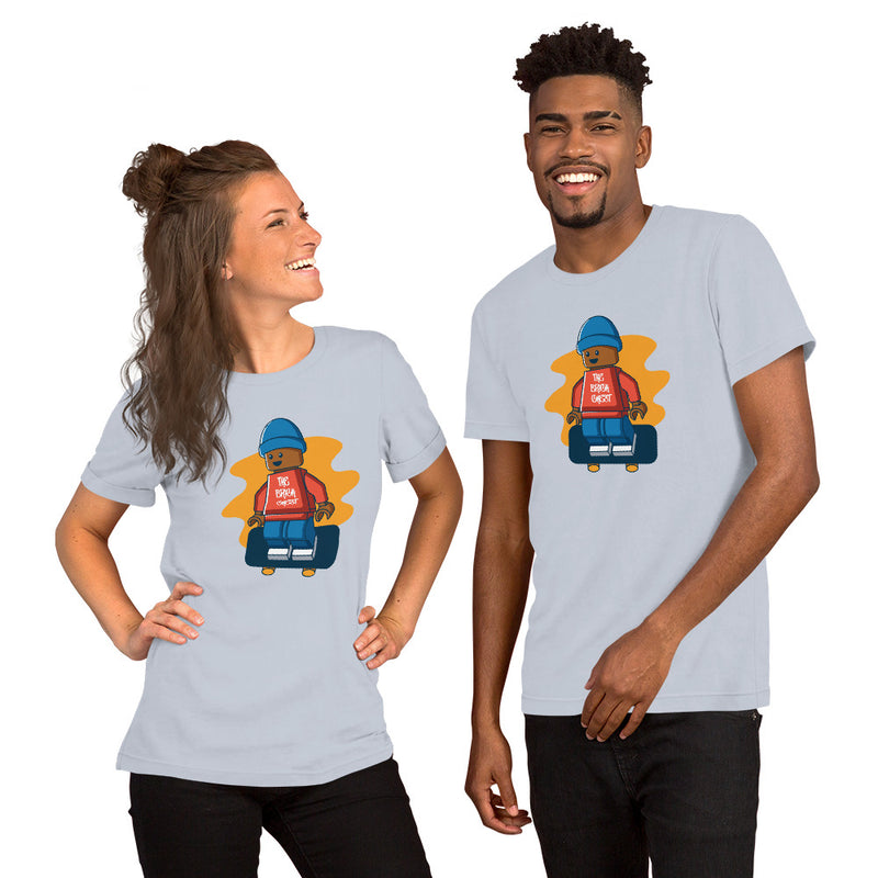 Skateboarding MiniFigure Unisex t-shirt