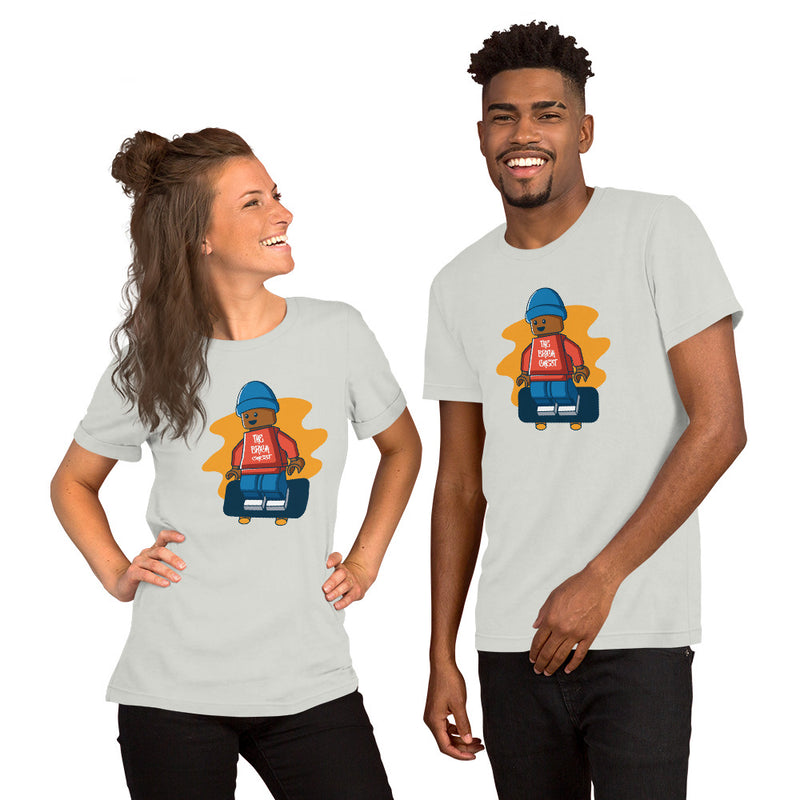 Skateboarding MiniFigure Unisex t-shirt