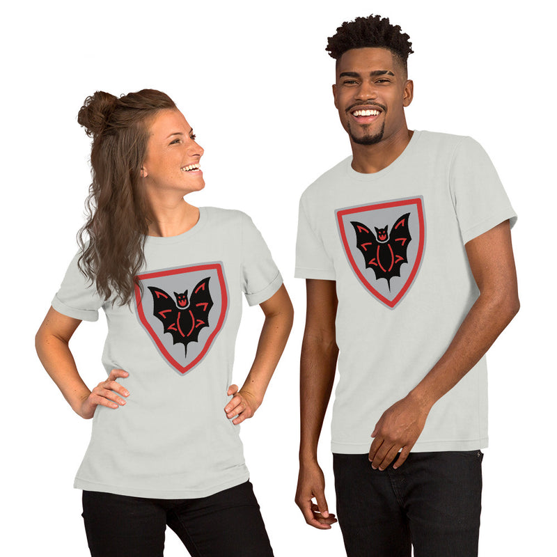 Vintage Castle Shield Bat Minifigure T-Shirt
