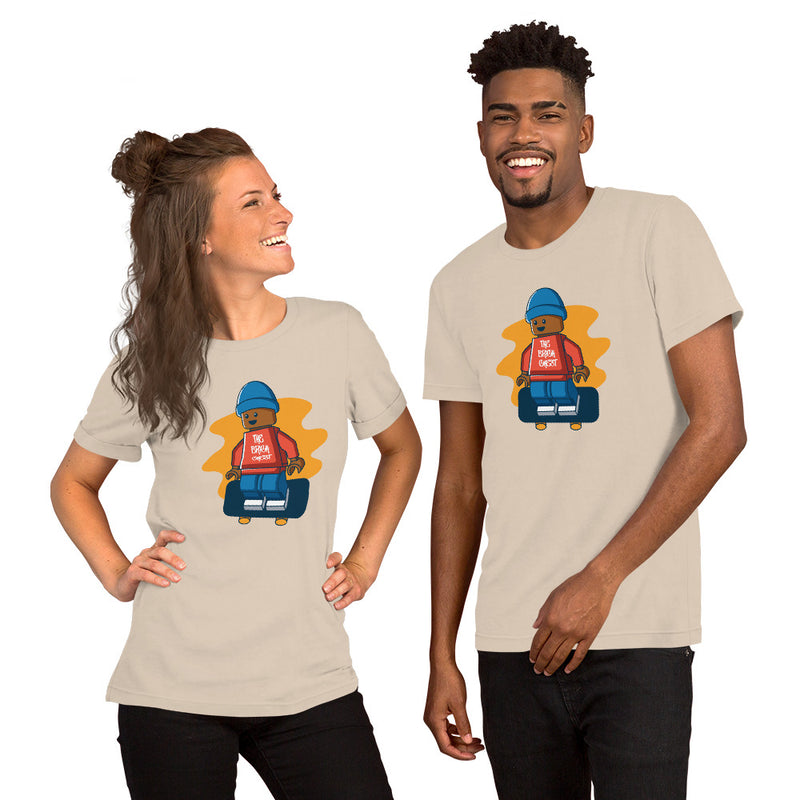 Skateboarding MiniFigure Unisex t-shirt