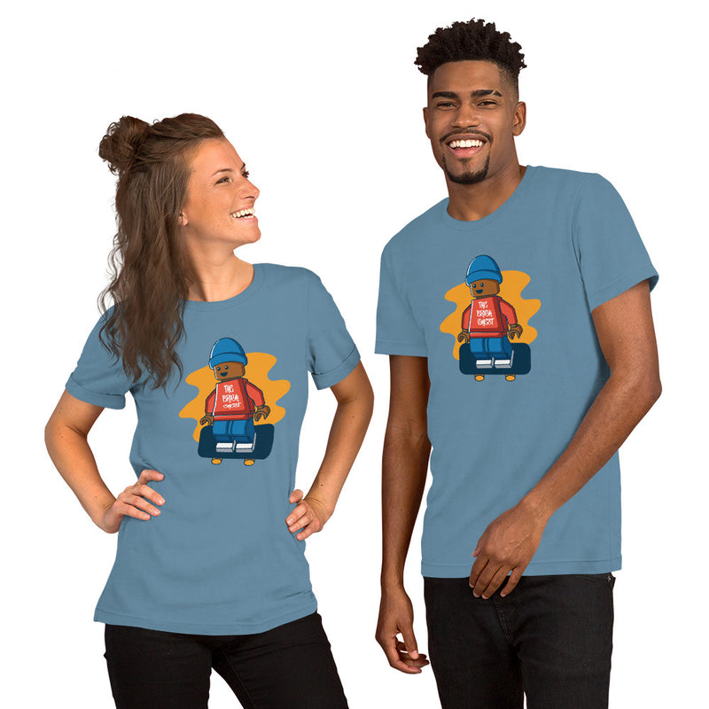 Skateboarding MiniFigure Unisex t-shirt