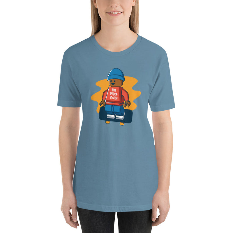 Skateboarding MiniFigure Unisex t-shirt