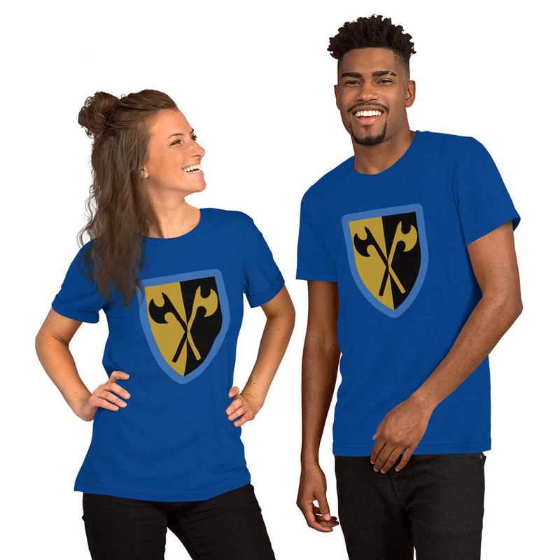 Vintage Castle Shield Axes Minifigure T-Shirt
