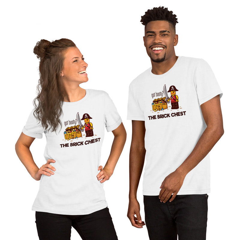 Got Booty? Pirate Ship Minifigure Bricks Treasure Unisex t-shirt