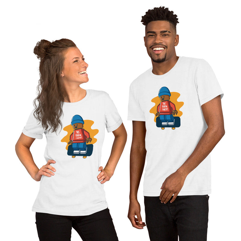 Skateboarding MiniFigure Unisex t-shirt