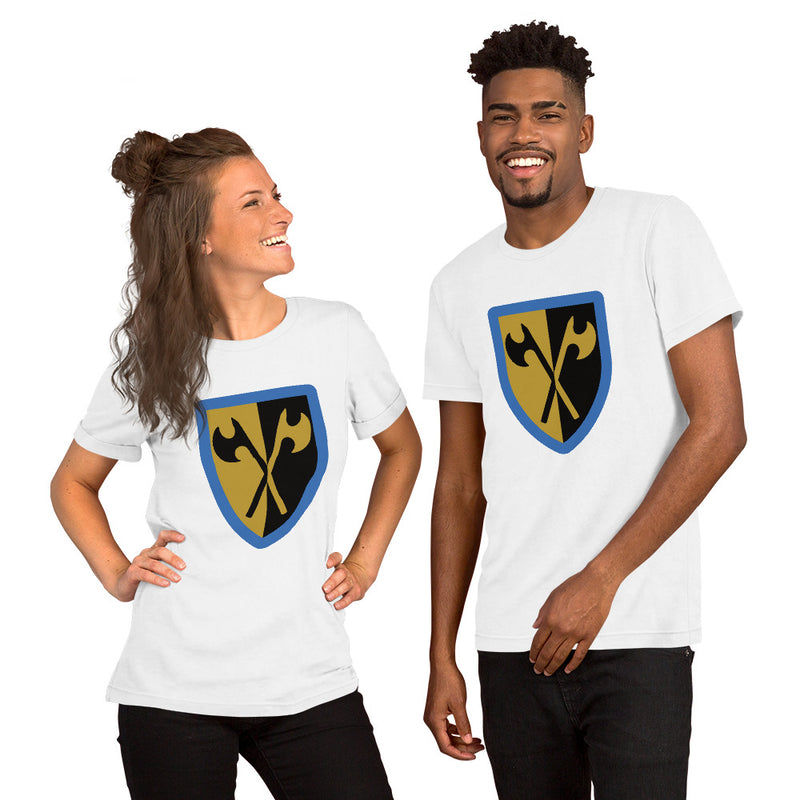 Vintage Castle Shield Axes Minifigure T-Shirt