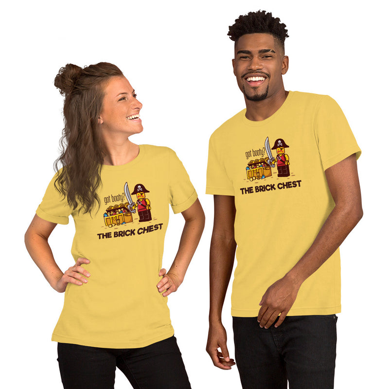 Got Booty? Pirate Ship Minifigure Bricks Treasure Unisex t-shirt