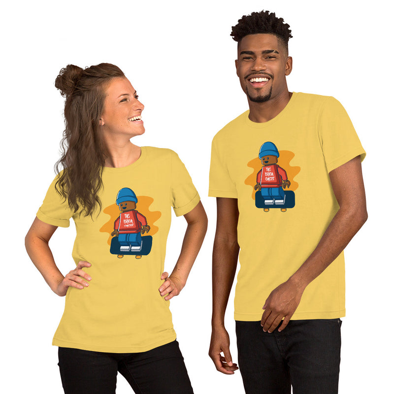 Skateboarding MiniFigure Unisex t-shirt