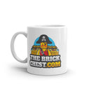 Piraten-Minifigurentruhe, weiß glänzende Tasse