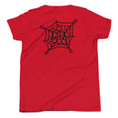 Custom Spidey Minifigure Head Youth Short Sleeve T-Shirt
