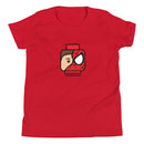Custom Spidey Minifigure Head Youth Short Sleeve T-Shirt
