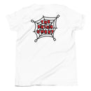 Custom Spidey Minifigure Head Youth Short Sleeve T-Shirt