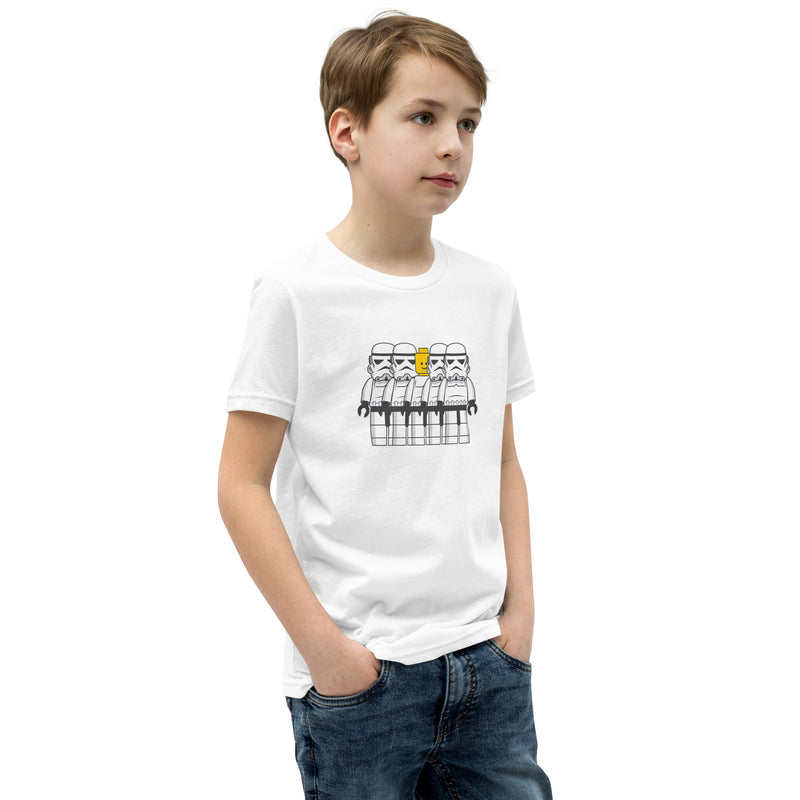 Galactic Trooper Minifigures Youth Short Sleeve T-Shirt